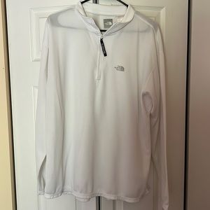 XL The North Face white pullover
